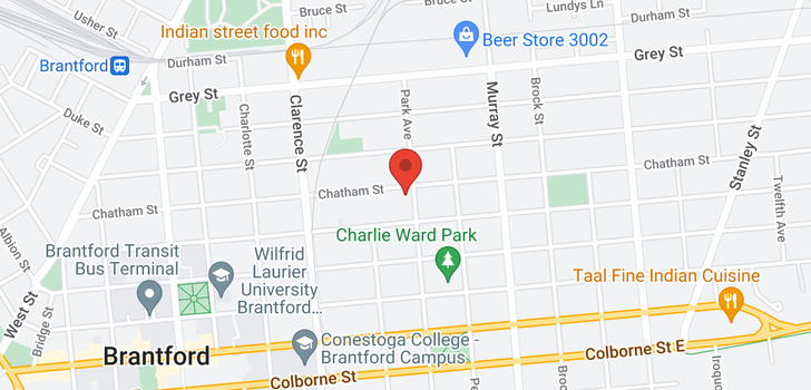 map of 173 CHATHAM Street